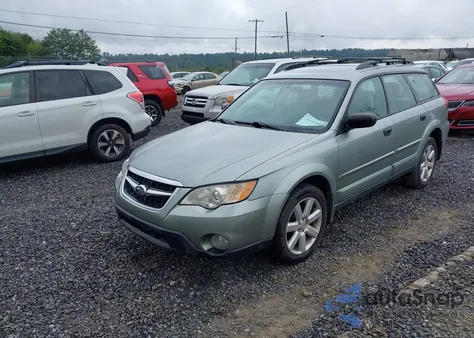 2009 Subaru Outback 2.5I from USA, damaged, VIN 4S4BP61C197346655